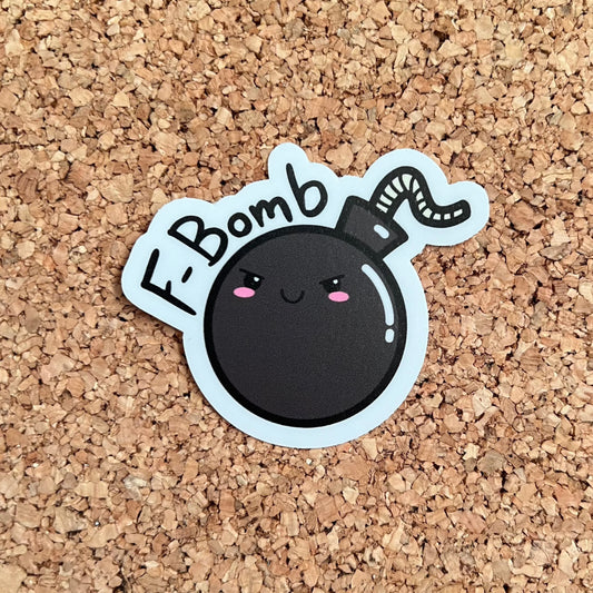 F-Bomb Funny Adult Bomb Sticker