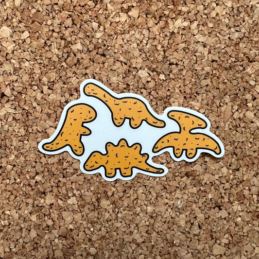 Dino Chicken Nuggets Sticker