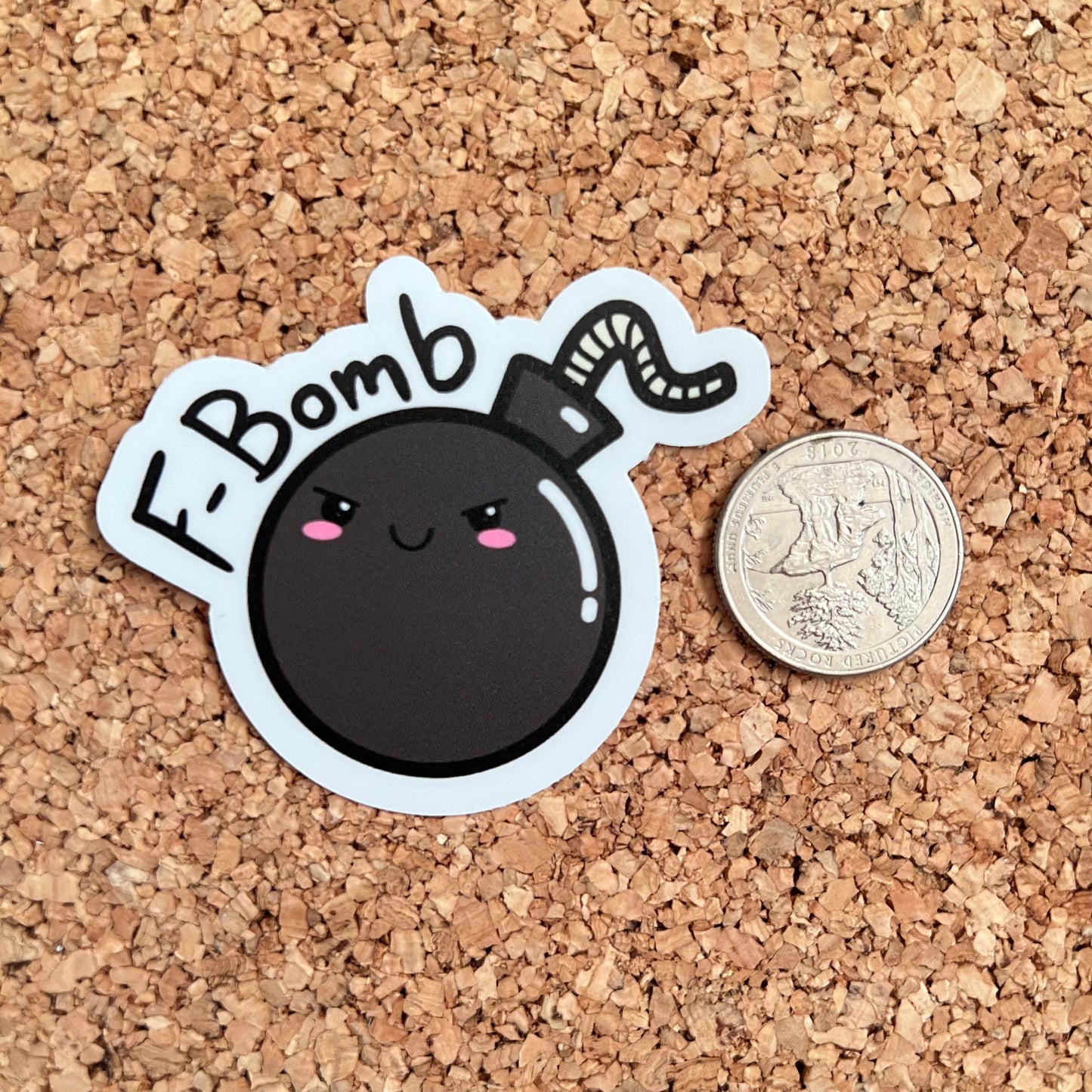 F-Bomb Funny Adult Bomb Sticker