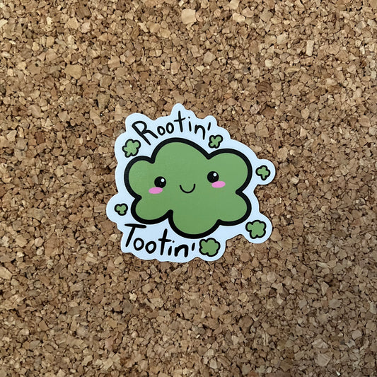 Rootin Tootin Funny Fart Sticker