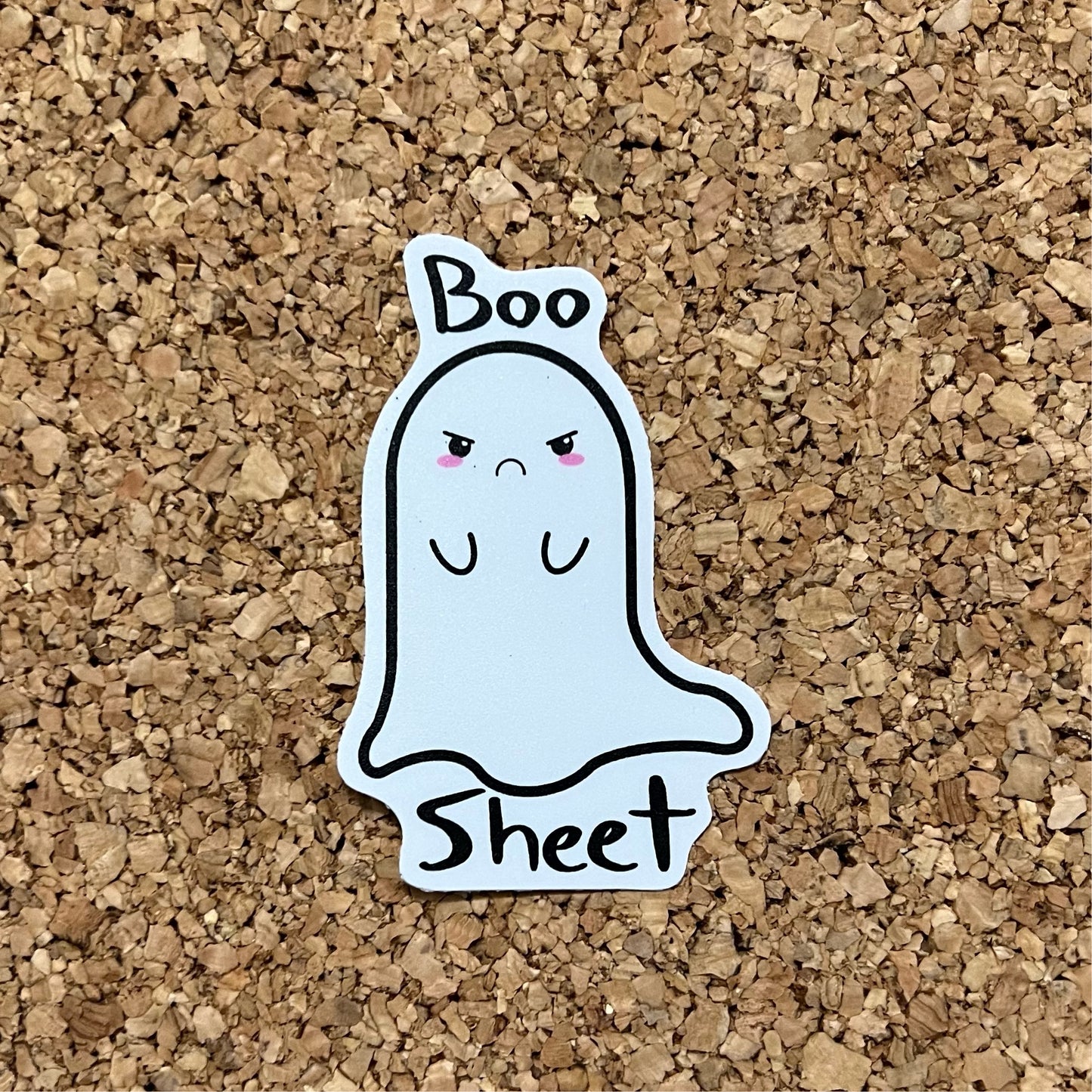 Boo Sheet Kawaii Ghost Spooky Halloween Sticker