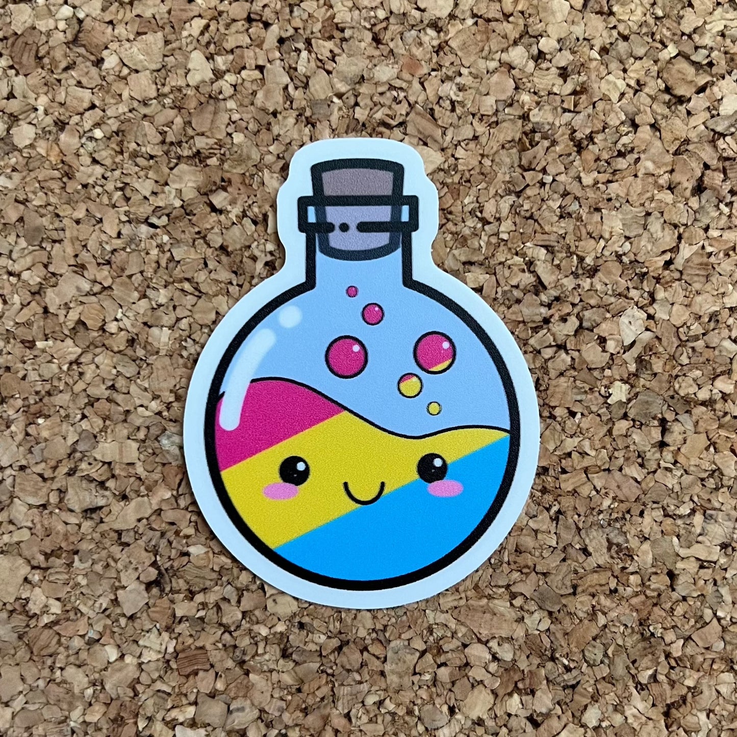 Kawaii Pansexual Pride Potion Pan Pride LGBTQ+ Sticker