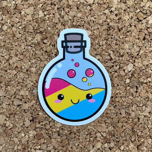 Kawaii Pansexual Pride Potion Pan Pride LGBTQ+ Sticker