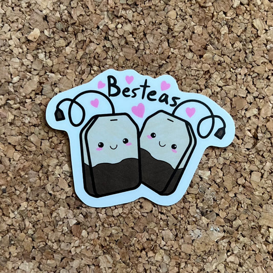 Kawaii Bestea Tea Bag Sticker