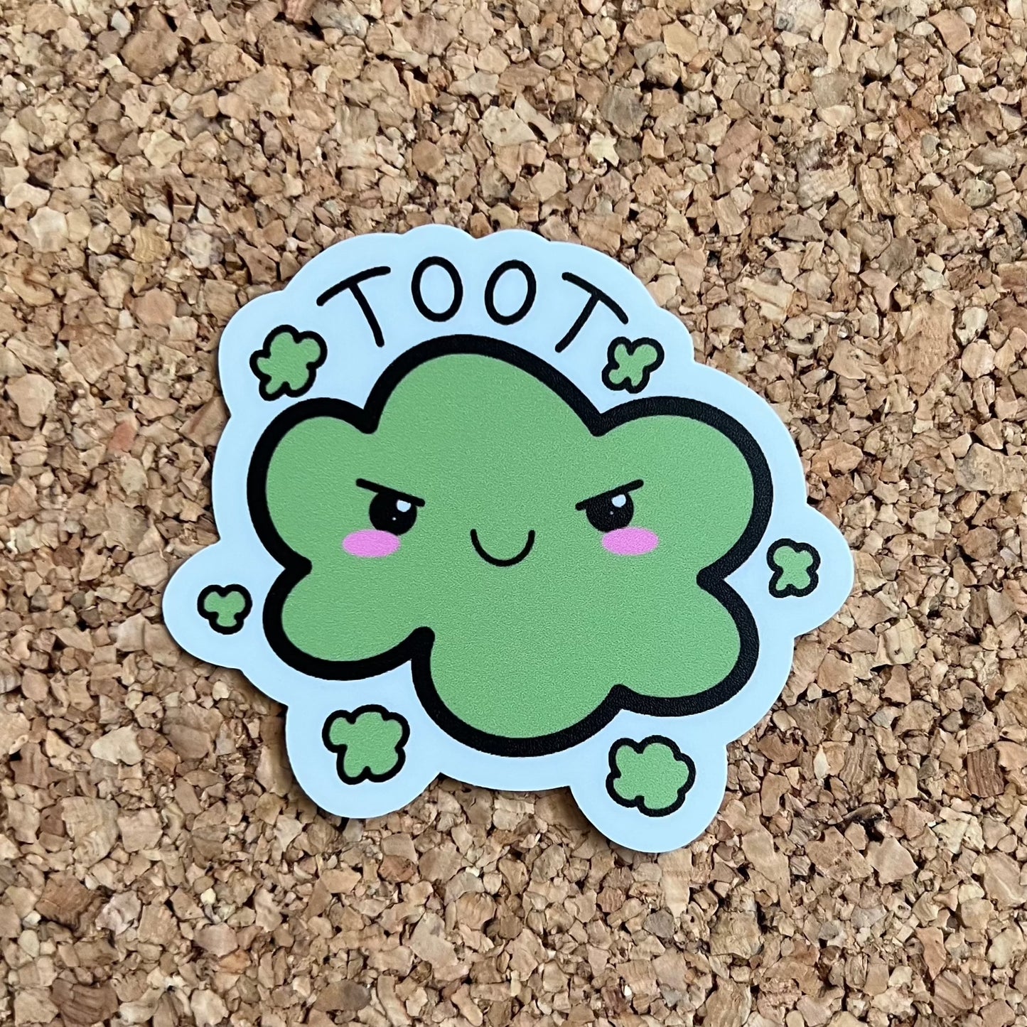 Toot Funny Fart Sticker