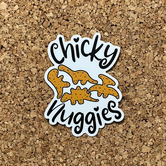 Chicky Nuggies Dino Chicken Nuggets Sticker