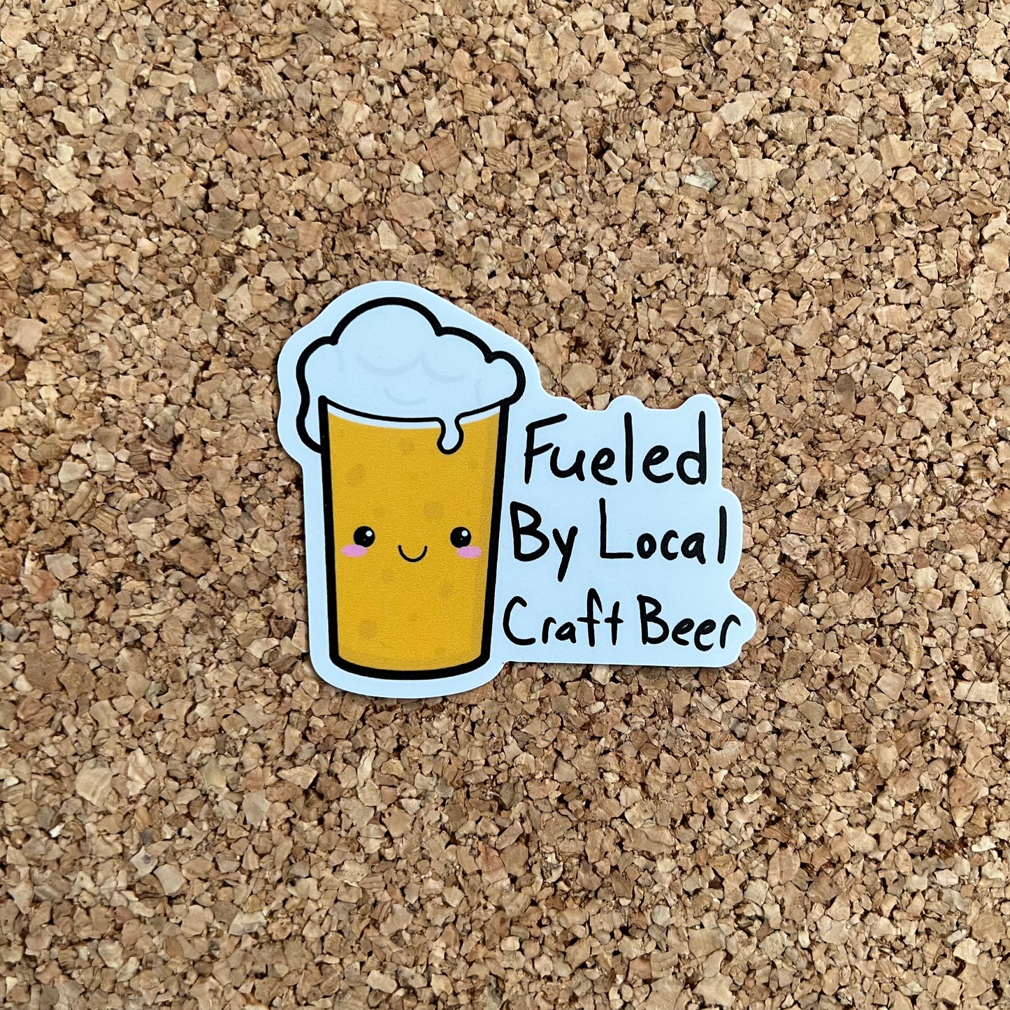 Fueled By Local Craft Beer Sticker