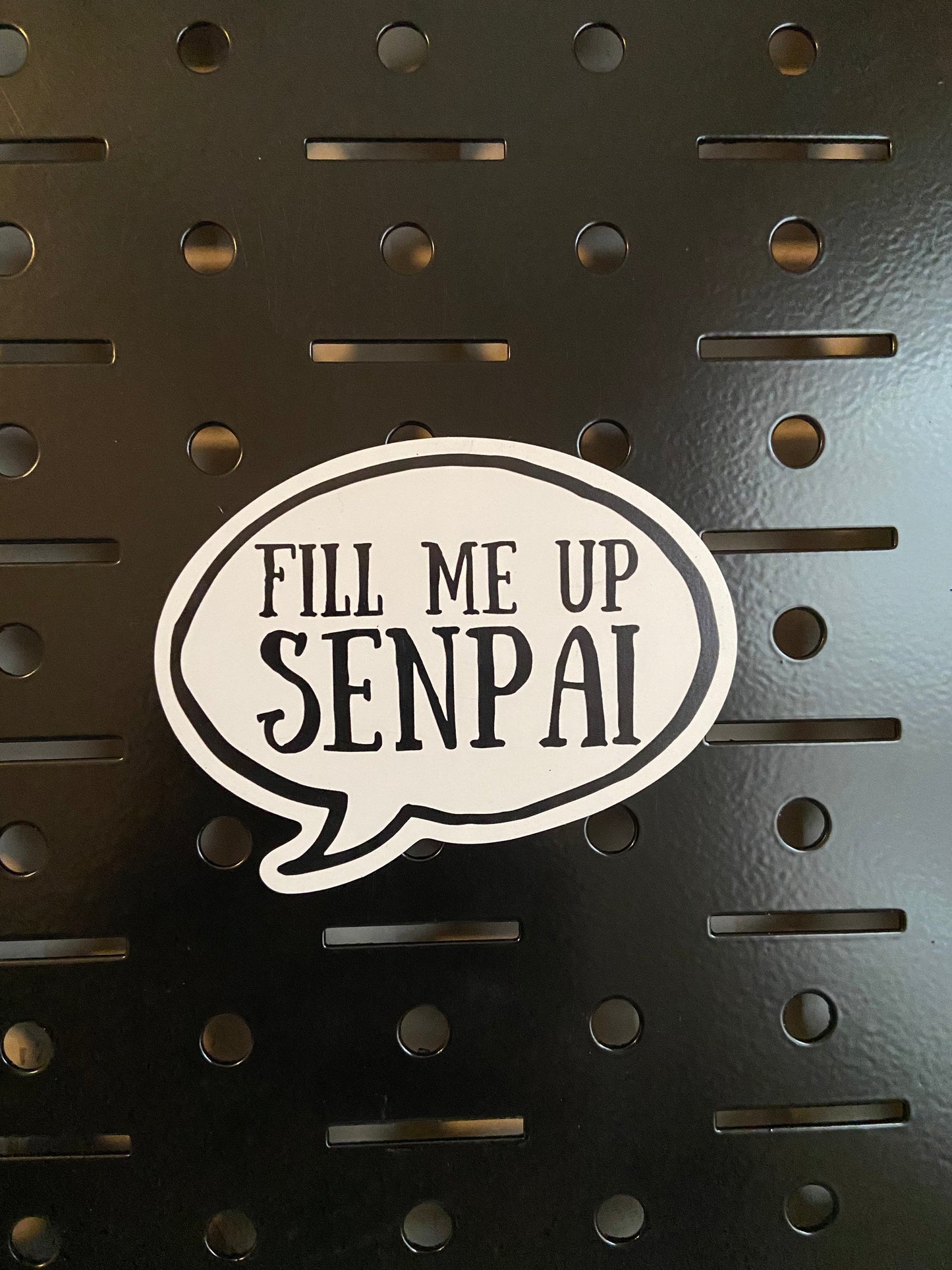 Fill Me Up Senpai Anime Magnet