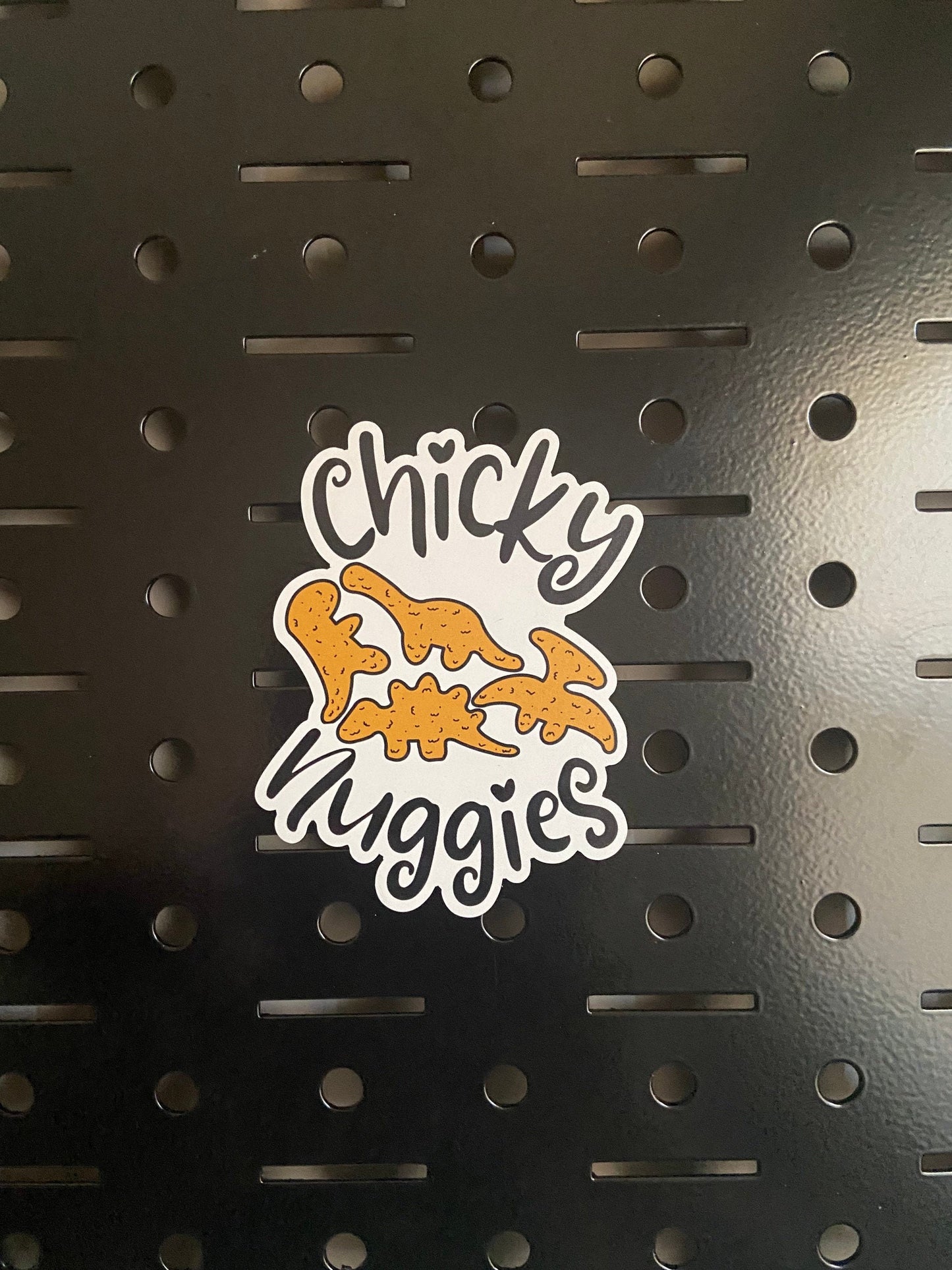 Chicky Nuggies Magnet - Dino Chicken Nuggets Magnet