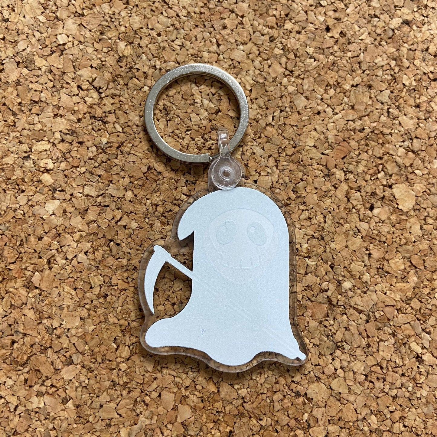 Kawaii Grim Reaper Acrylic Keychain