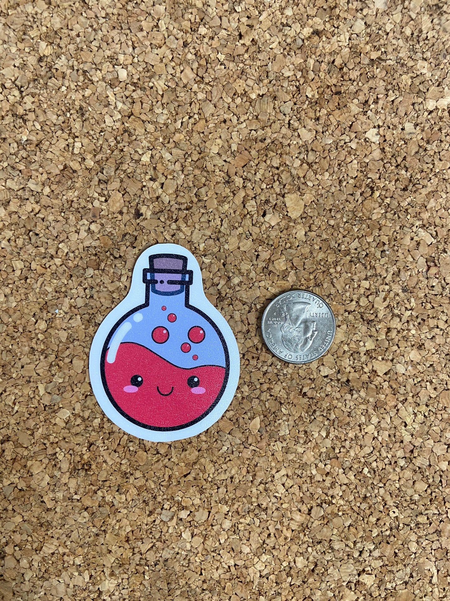 Kawaii Health Potion Gaming Sticker