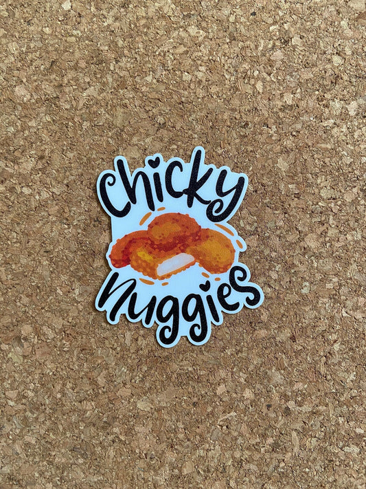 Chicky Nuggies Chicken Nugget Sticker