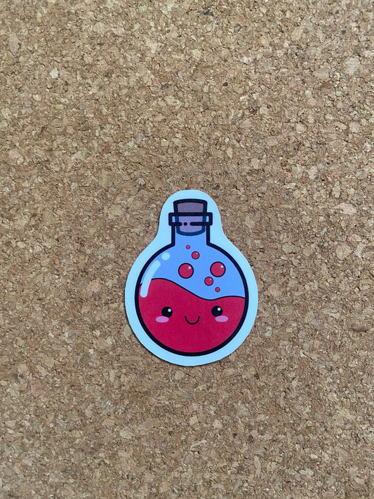 Kawaii Health Potion Gaming Sticker