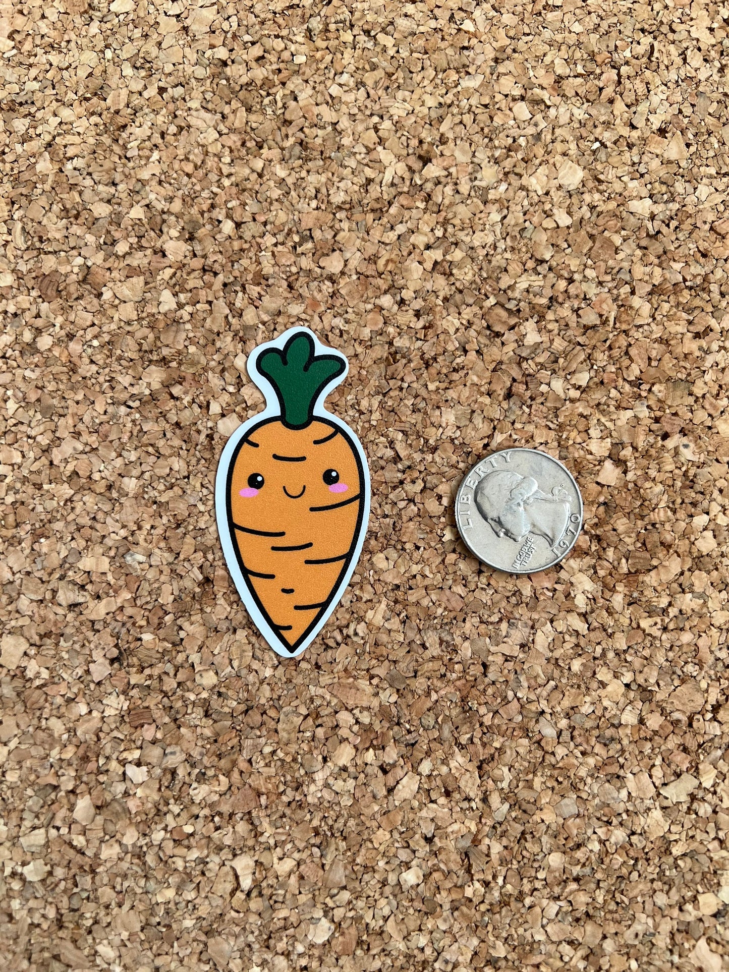 Kawaii Carrot Sticker