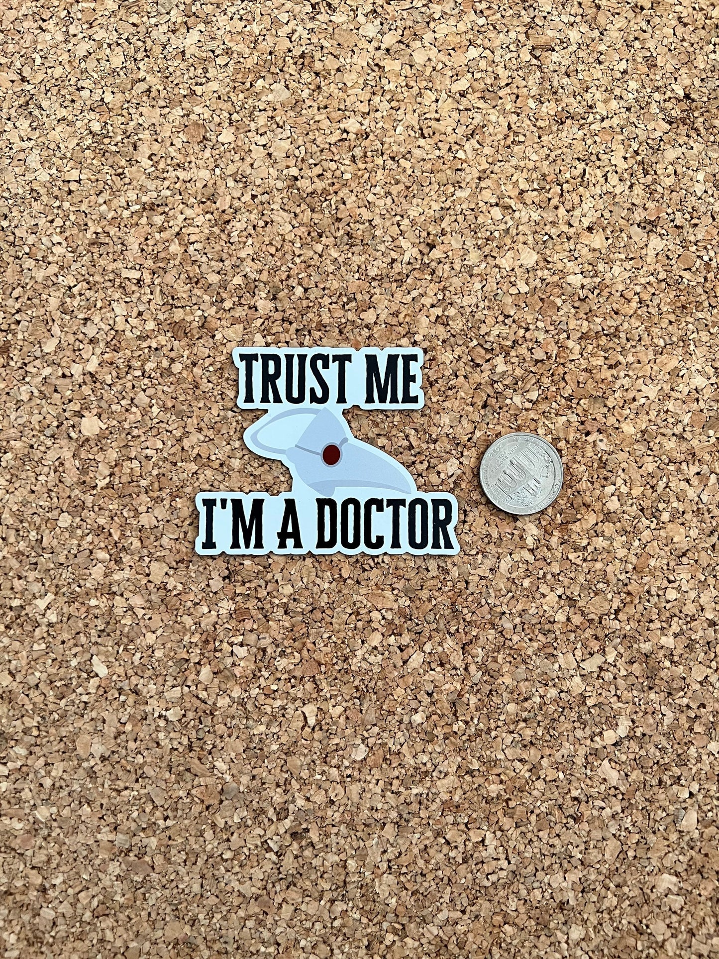 Trust Me I’m A Doctor Plague Doctor Sticker