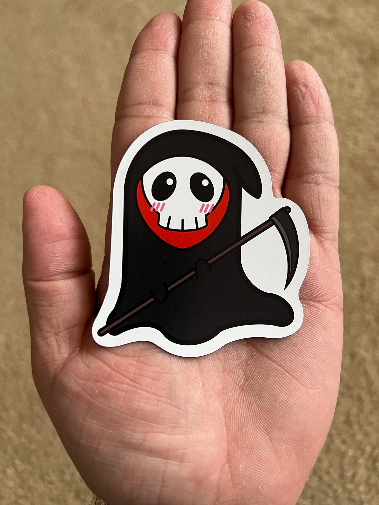 Kawaii Grim Reaper Magnet