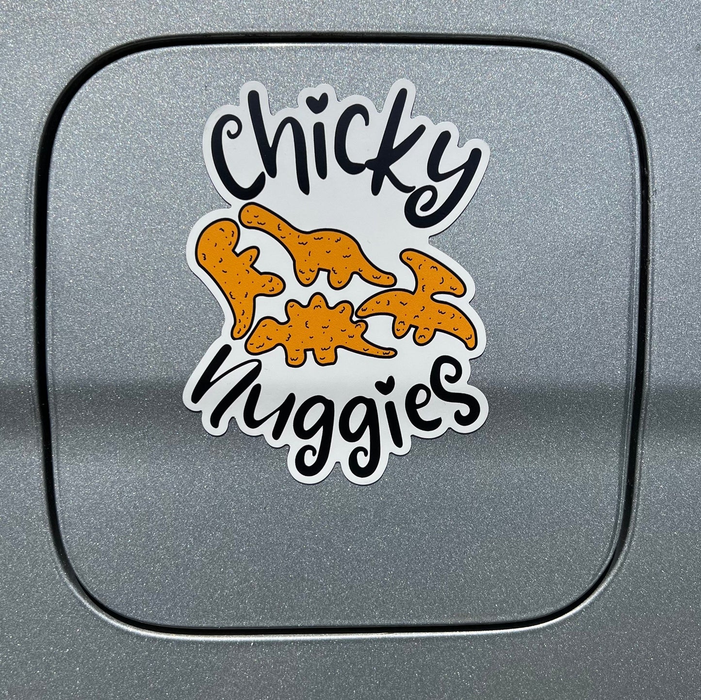 Chicky Nuggies Magnet - Dino Chicken Nuggets Magnet