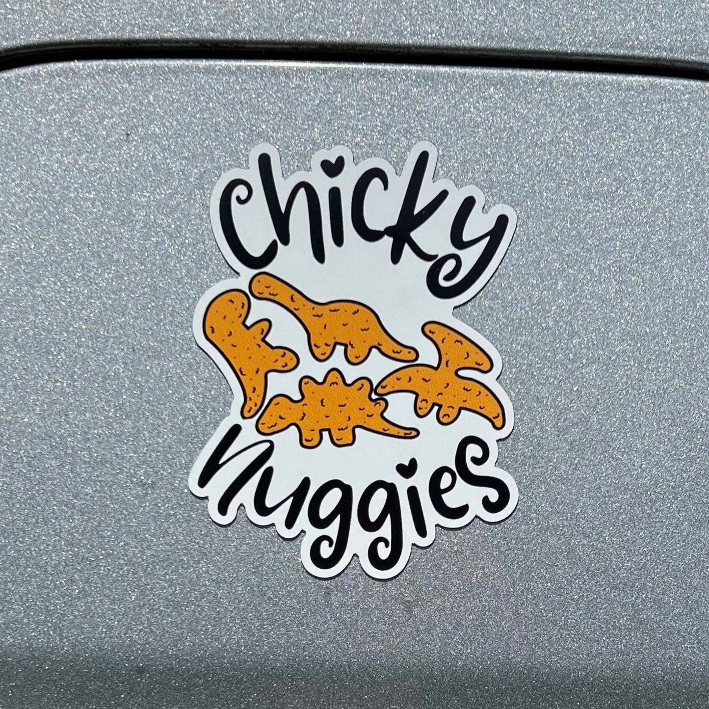 Chicky Nuggies Magnet - Dino Chicken Nuggets Magnet