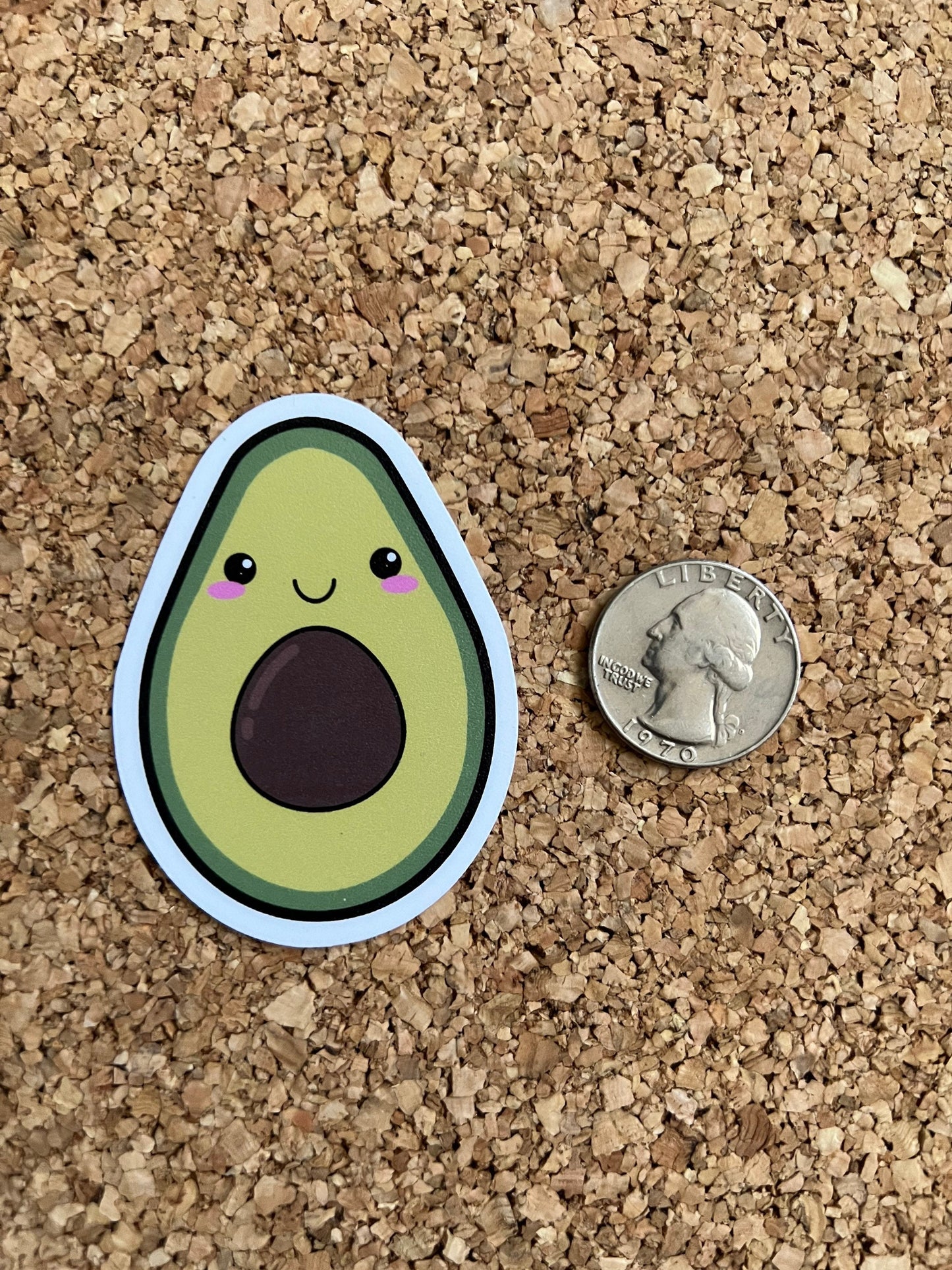 Avocado Vinyl Sticker