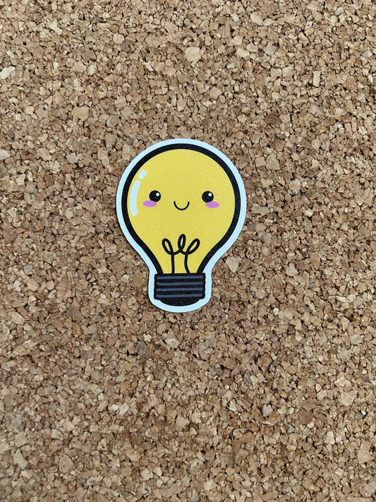 Light Bulb Kawaii Electrician Stickers