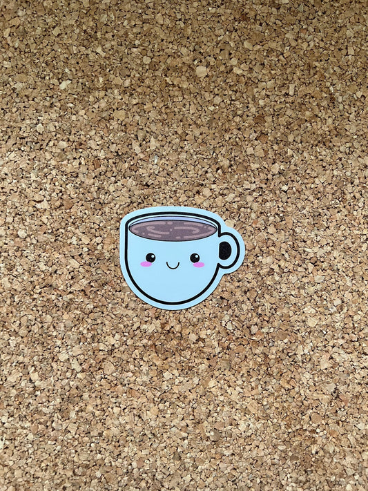 Kawaii Espresso Coffee Cup Sticker