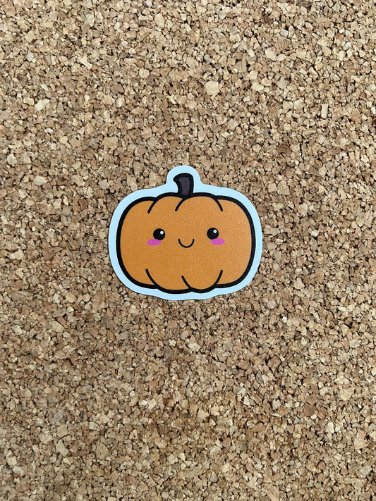 Kawaii Pumpkin Sticker