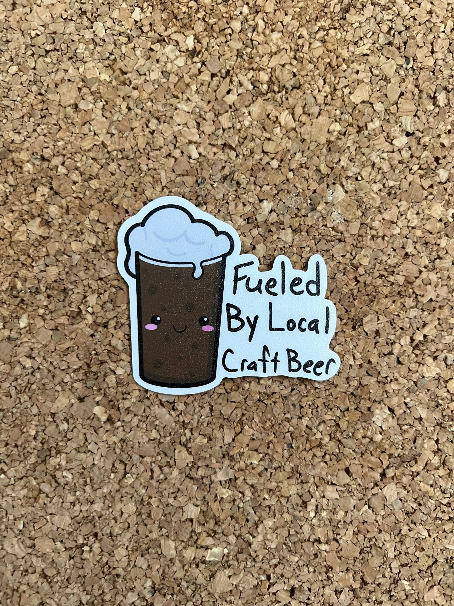 Fueled By Local Craft Beer Sticker